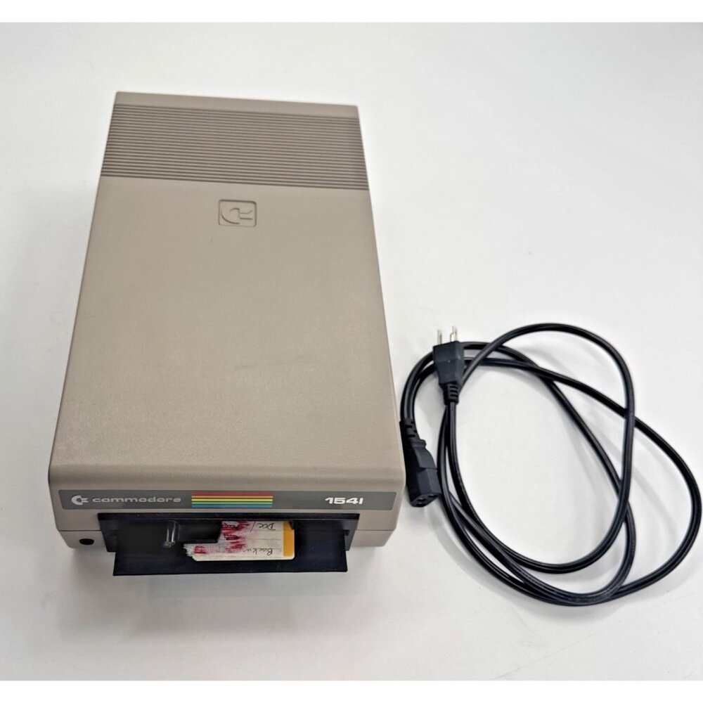 Vintage Commodore 1541 Floppy Disk Drive with Power Cord Tested Working